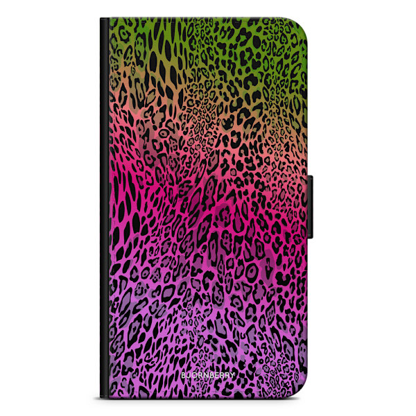 Bjornberry Plånboksfodral iPhone 8 Plus - Gradient Leopard