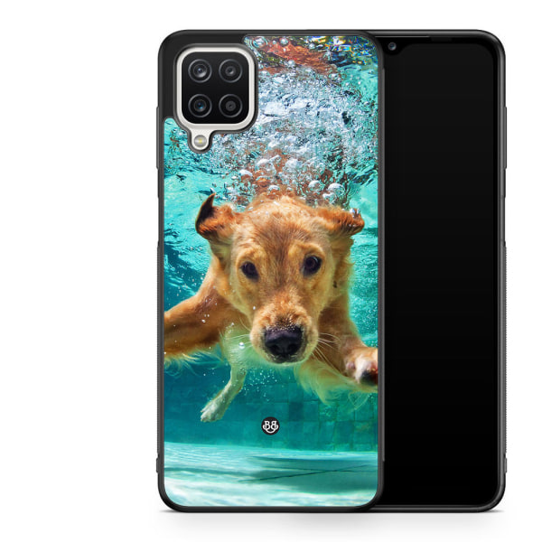 Bjornberry Skal Samsung Galaxy A12 -Hund i Vatten