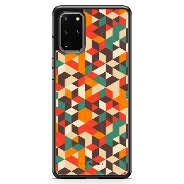 Bjornberry Skal Samsung Galaxy S20 Plus - Retro Geometri