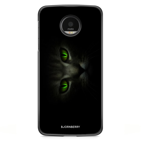 Bjornberry Skal Motorola Moto G5S Plus - Gröna Kattögon