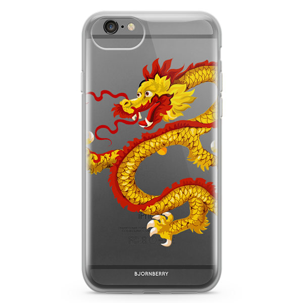 Bjornberry Skal Hybrid iPhone 6/6s - Gul Drake