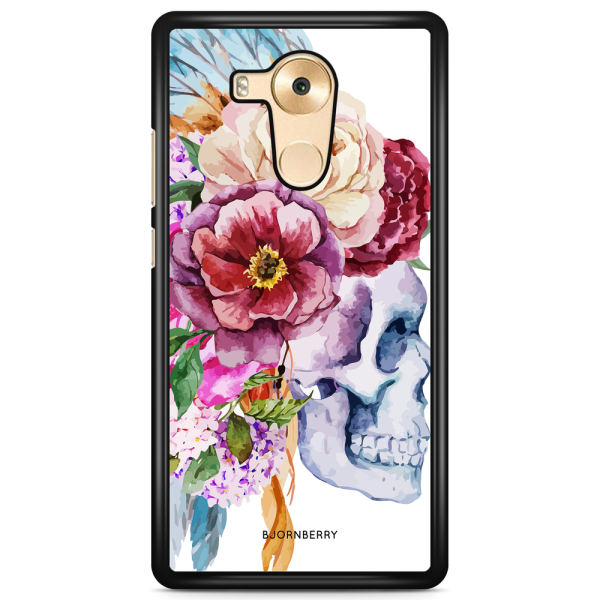 Bjornberry Skal Huawei Mate 9 - Dödskalle Blommor