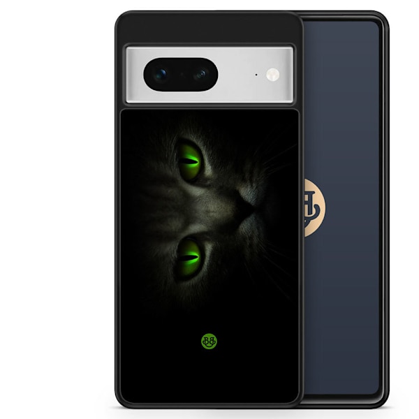 Bjornberry Skal Google Pixel 7 - Gröna Kattögon