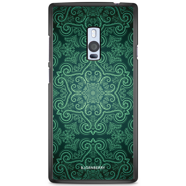 Bjornberry Skal OnePlus 2 - Grön Retromönster