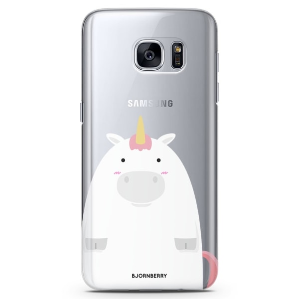 Bjornberry Samsung Galaxy S6 Edge TPU Skal -Enhörning