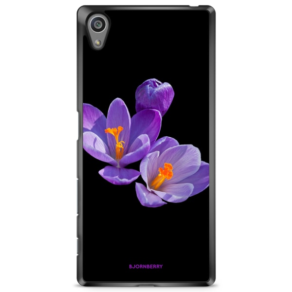 Bjornberry Skal Sony Xperia Z5 - Lila Blommor