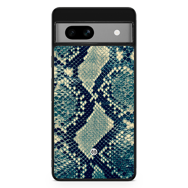Bjornberry Google Pixel 7a Skal - Blå Orm