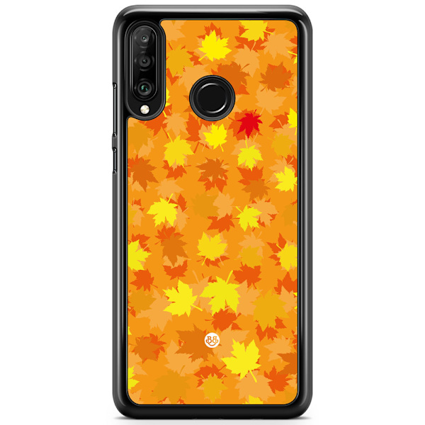 Bjornberry Hårdskal Huawei P30 Lite - Orange/Röda Löv