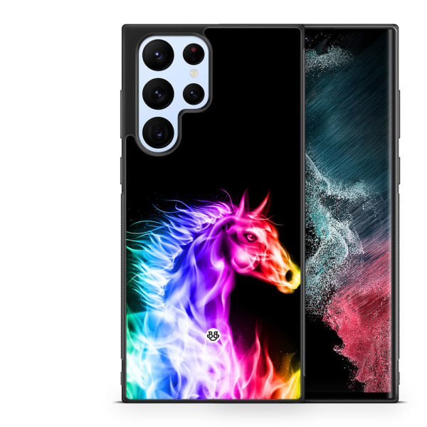 Bjornberry Skal Samsung Galaxy S23 Ultra -Flames Horse