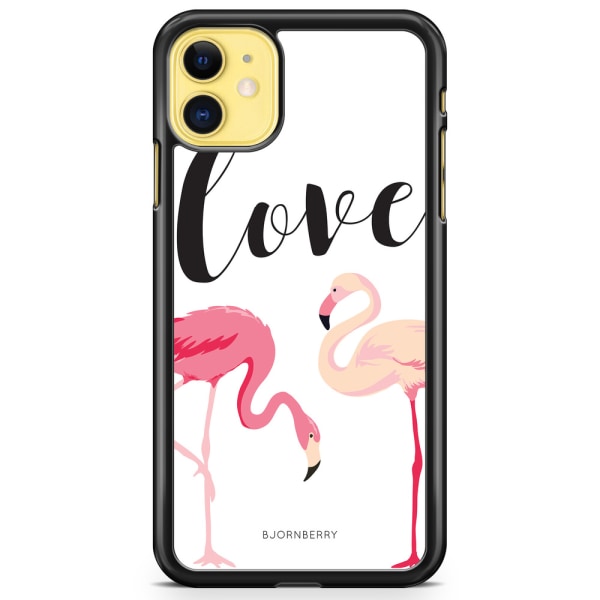 Bjornberry Hårdskal iPhone 11 - Love Flamingo