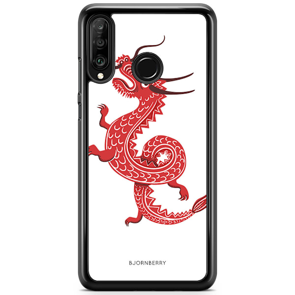 Bjornberry Hårdskal Huawei P30 Lite - Röd Drake