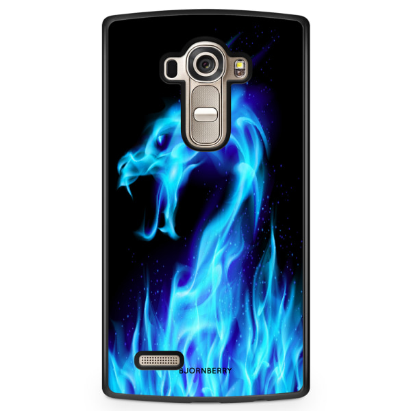 Bjornberry Skal LG G4 - Blå Flames Dragon
