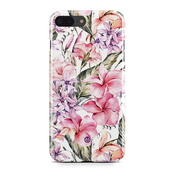 Bjornberry iPhone 8 Plus Premium Skal - Watercolor Floral