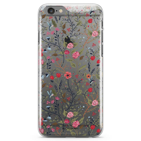 Bjornberry iPhone 6/6s TPU Skal - Kolibrier