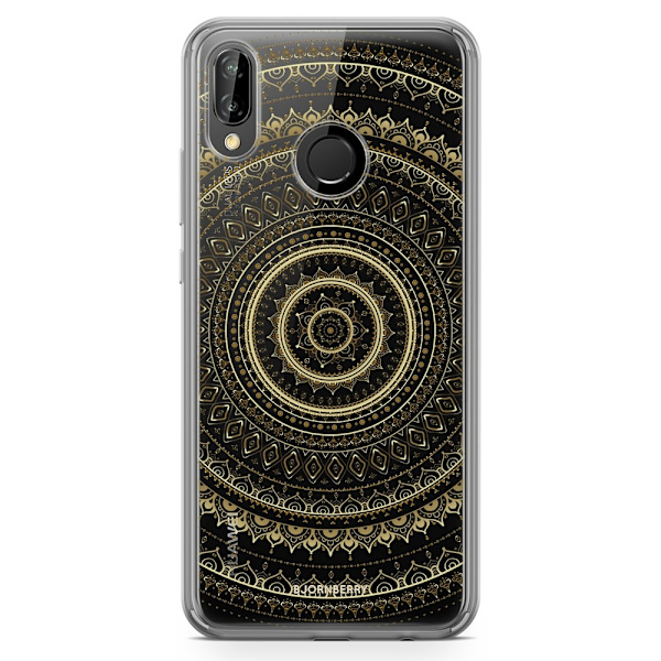 Bjornberry Hybrid Skal Huawei P20 Lite - Guld Mandala