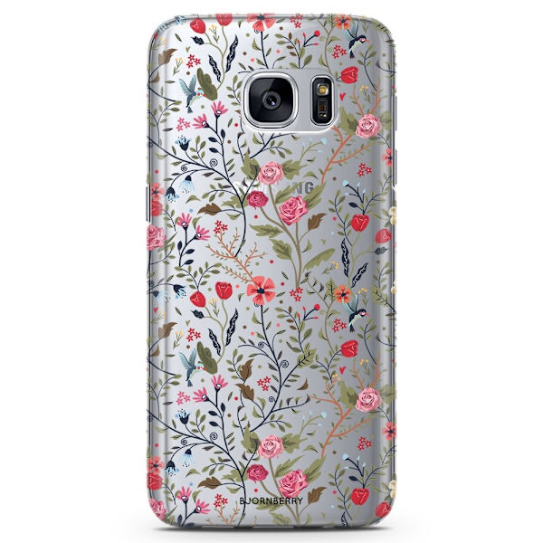 Bjornberry Samsung Galaxy S6 Edge TPU Skal -Kolibrier