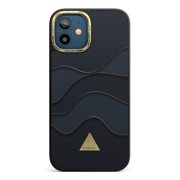 Naive iPhone 12 Skal - Golden Waves