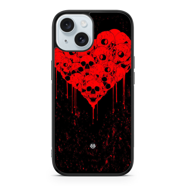 Bjornberry Skal iPhone 15 - Skull Heart