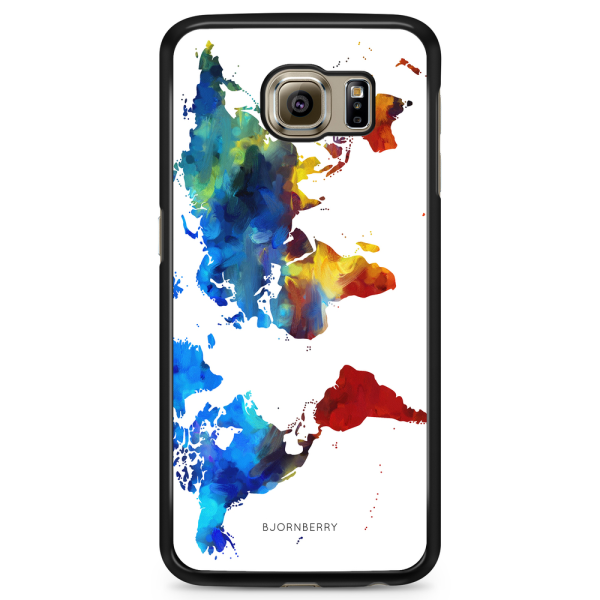 Bjornberry Skal Samsung Galaxy S6 Edge - Världskarta