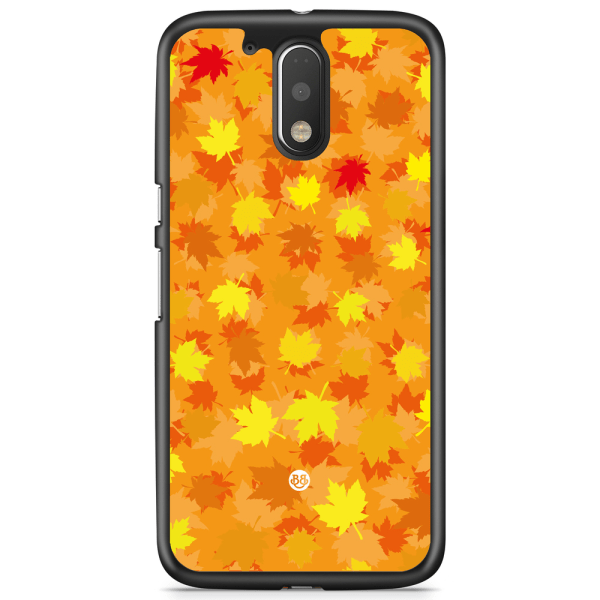 Bjornberry Skal Moto G4/G4 Plus - Orange/Röda Löv