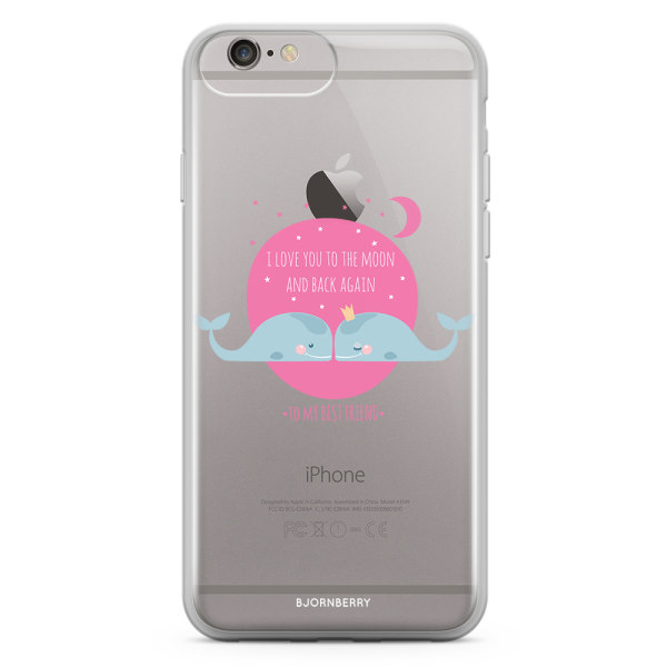 Bjornberry Skal Hybrid iPhone 6/6s Plus - Love You To The Moon