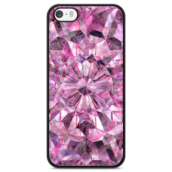 Bjornberry Skal iPhone 5/5s/SE (2016) - Rosa Kristaller