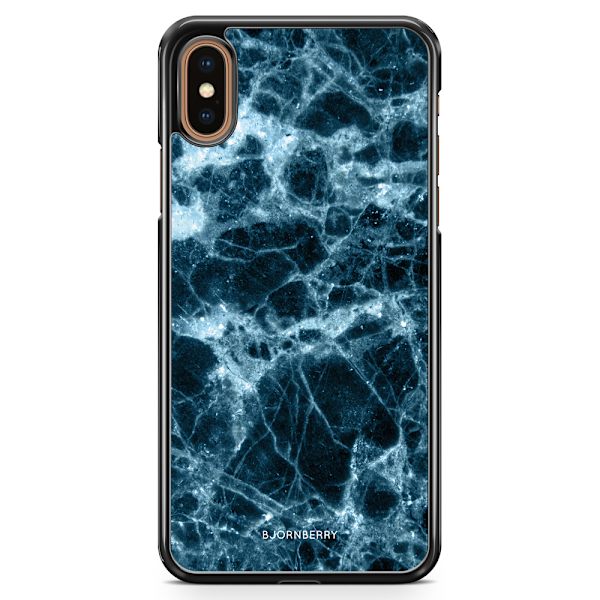 Bjornberry Skal iPhone XS Max - Blå Marmor