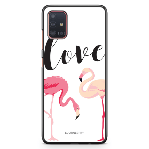 Bjornberry Skal Samsung Galaxy A51 - Love Flamingo