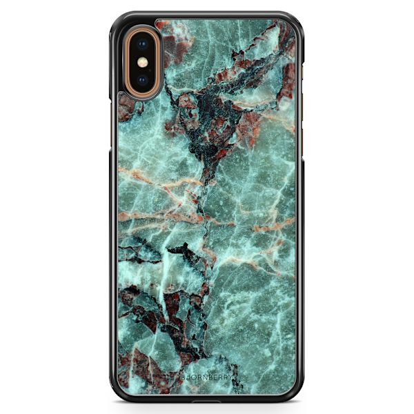 Bjornberry Skal iPhone XS Max - Grön Marmor