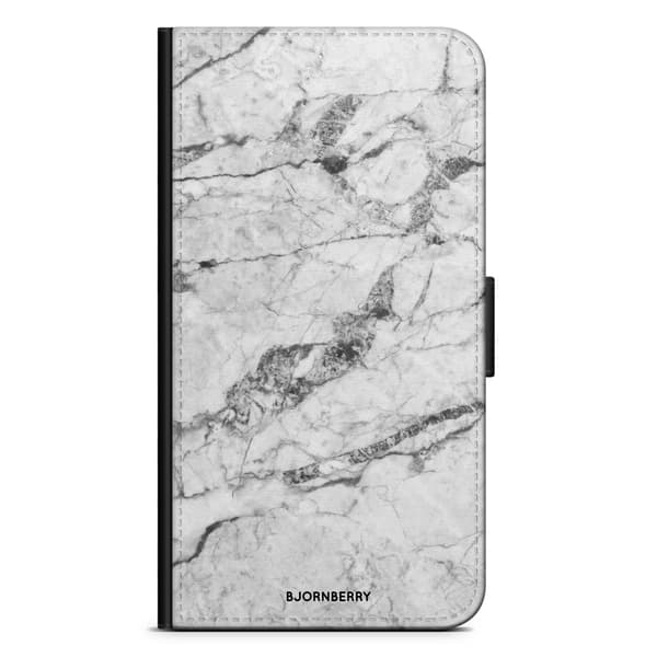 Bjornberry Plånboksfodral Huawei Mate 8 - Vit Marmor
