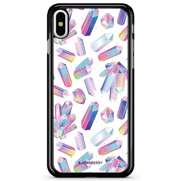 Bjornberry Skal iPhone X / XS - Kristaller Regnbåge