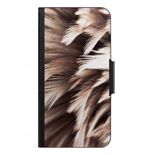 Naive iPhone 13 Mini Plånboksfodral - Feathers