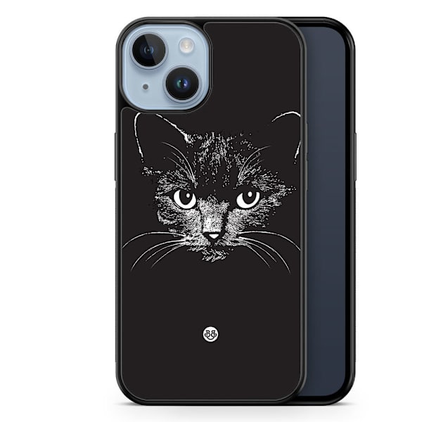 Bjornberry Skal iPhone 14 Plus - Svart/vit katt