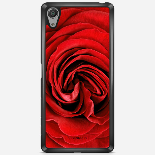 Bjornberry Skal Sony Xperia X Performance - Röd Ros