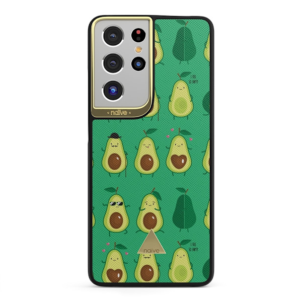 Naive Samsung Galaxy S21 Ultra Skal - Avocado