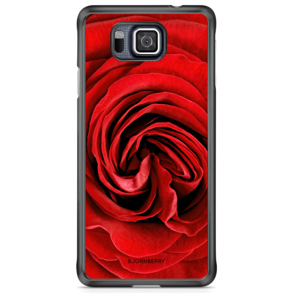 Bjornberry Skal Samsung Galaxy Alpha - Röd Ros