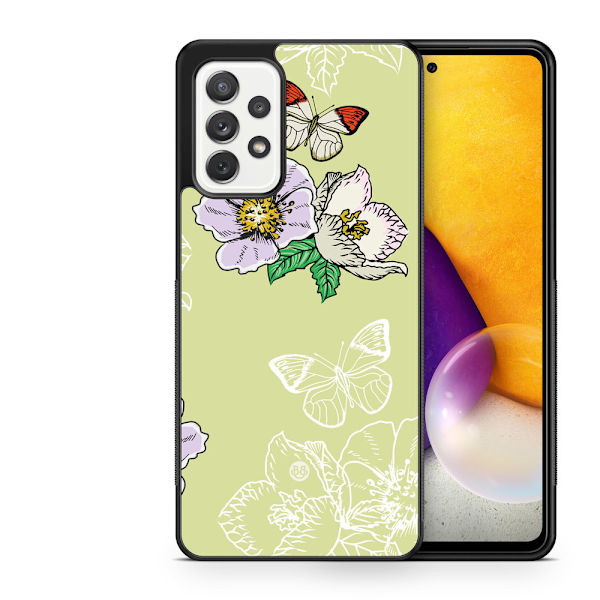Bjornberry Skal Samsung Galaxy A52/A52s 5G -Fjärilsblomma