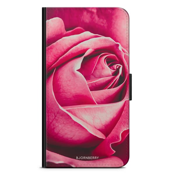 Bjornberry Plånboksfodral Huawei Y6 (2019)- Röd Ros
