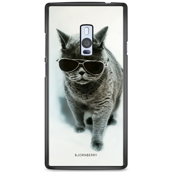 Bjornberry Skal OnePlus 2 - Katt Glasögon