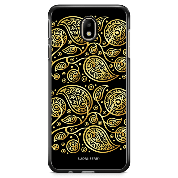Bjornberry Skal Samsung Galaxy J5 (2017) - Guld Blommor