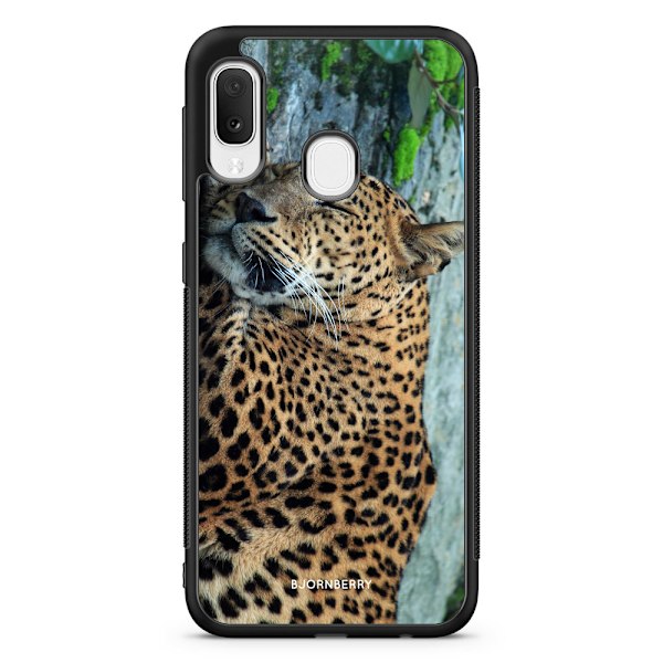 Bjornberry Skal Samsung Galaxy A20e - Sovande Leopard