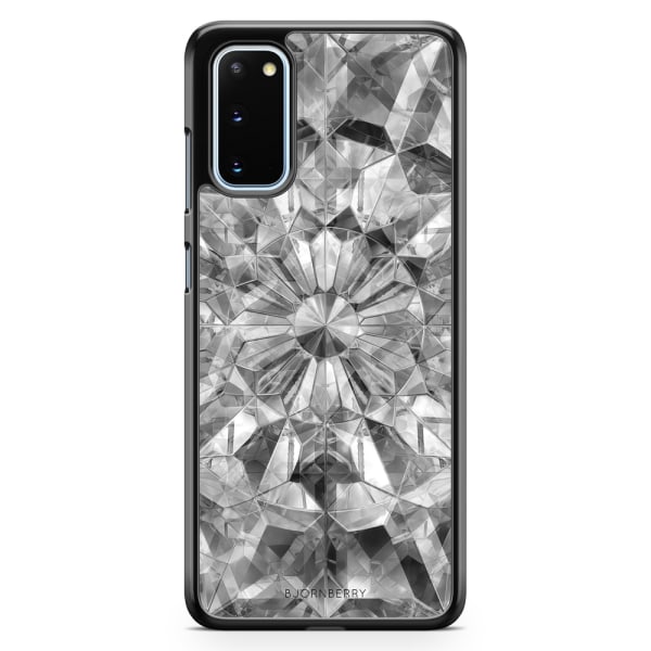 Bjornberry Skal Samsung Galaxy S20 - Grå Kristaller