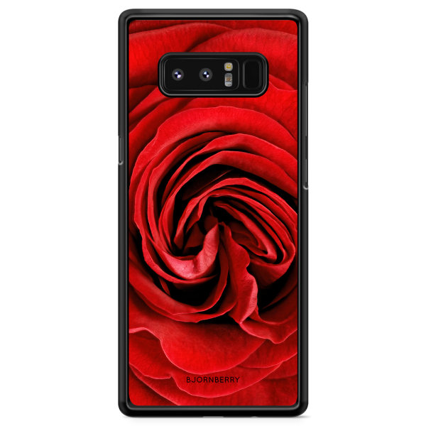 Bjornberry Skal Samsung Galaxy Note 8 - Röd Ros