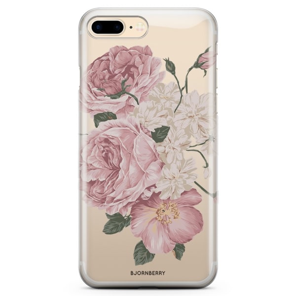 Bjornberry iPhone 7 Plus TPU Skal - Rosor