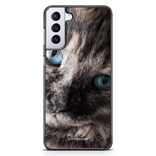 Bjornberry Skal Samsung Galaxy S21 Plus - Katt Blå Ögon