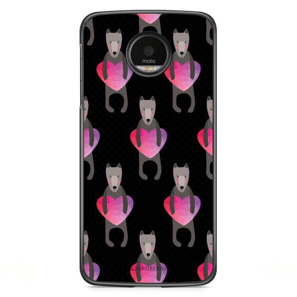 Bjornberry Skal Motorola Moto G5S Plus - Hundar & Hjärtan