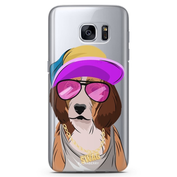 Bjornberry Samsung Galaxy S6 Edge TPU Skal -Swag Hund
