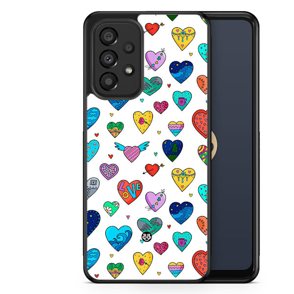Bjornberry Skal Samsung Galaxy A33 5G -Hjärtan