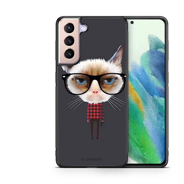Bjornberry Skal Samsung Galaxy S21 FE 5G - Hipster Katt
