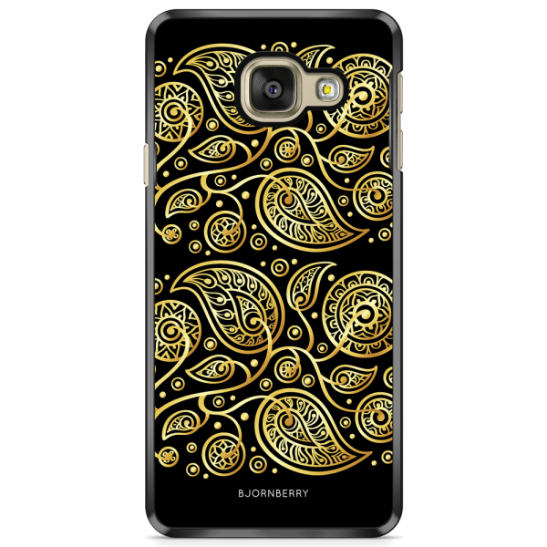 Bjornberry Skal Samsung Galaxy A3 7 (2017)- Guld Blommor